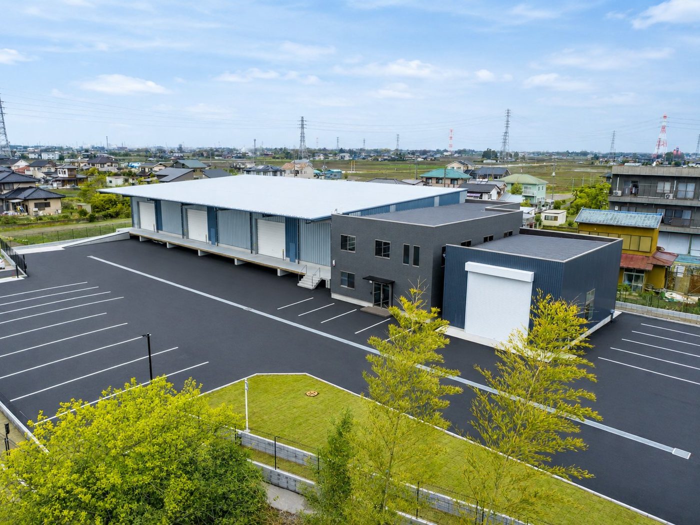 株式会社リープ 本社・物流センター 空撮