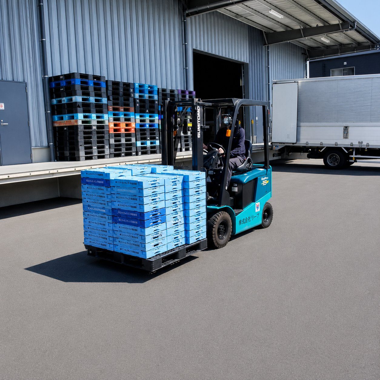 フォークリフト荷役